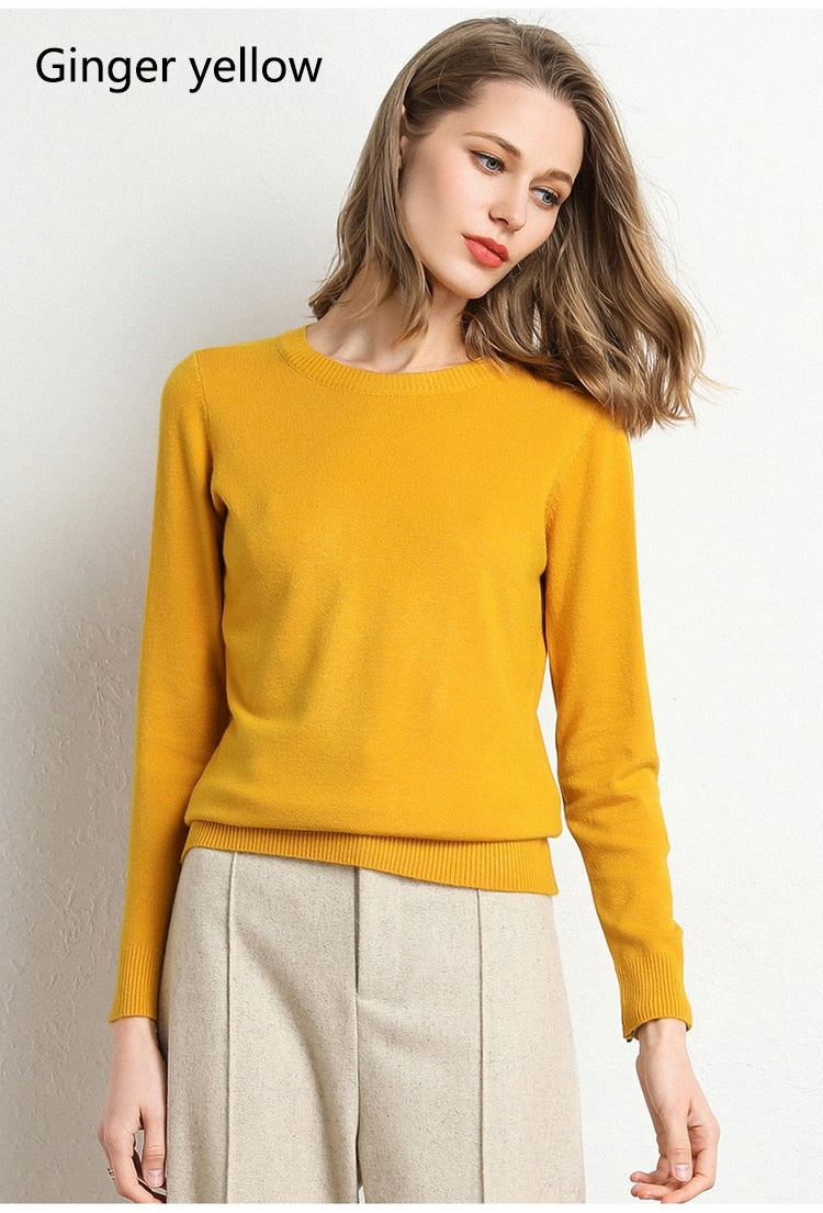 Knitted Pullover Women Sweater Pi-Mart