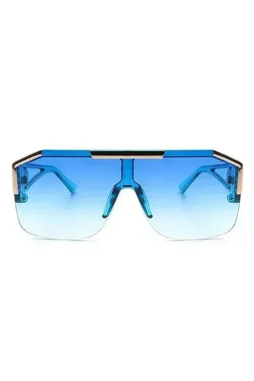 Square Oversize Retro Sunglasses - 100% UV Protection | Femstylo