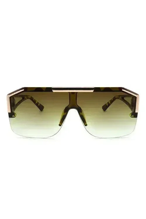 Square Oversize Retro Sunglasses - 100% UV Protection | Femstylo