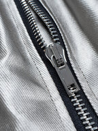Men's Cargo Style Metallic Zipper Shorts