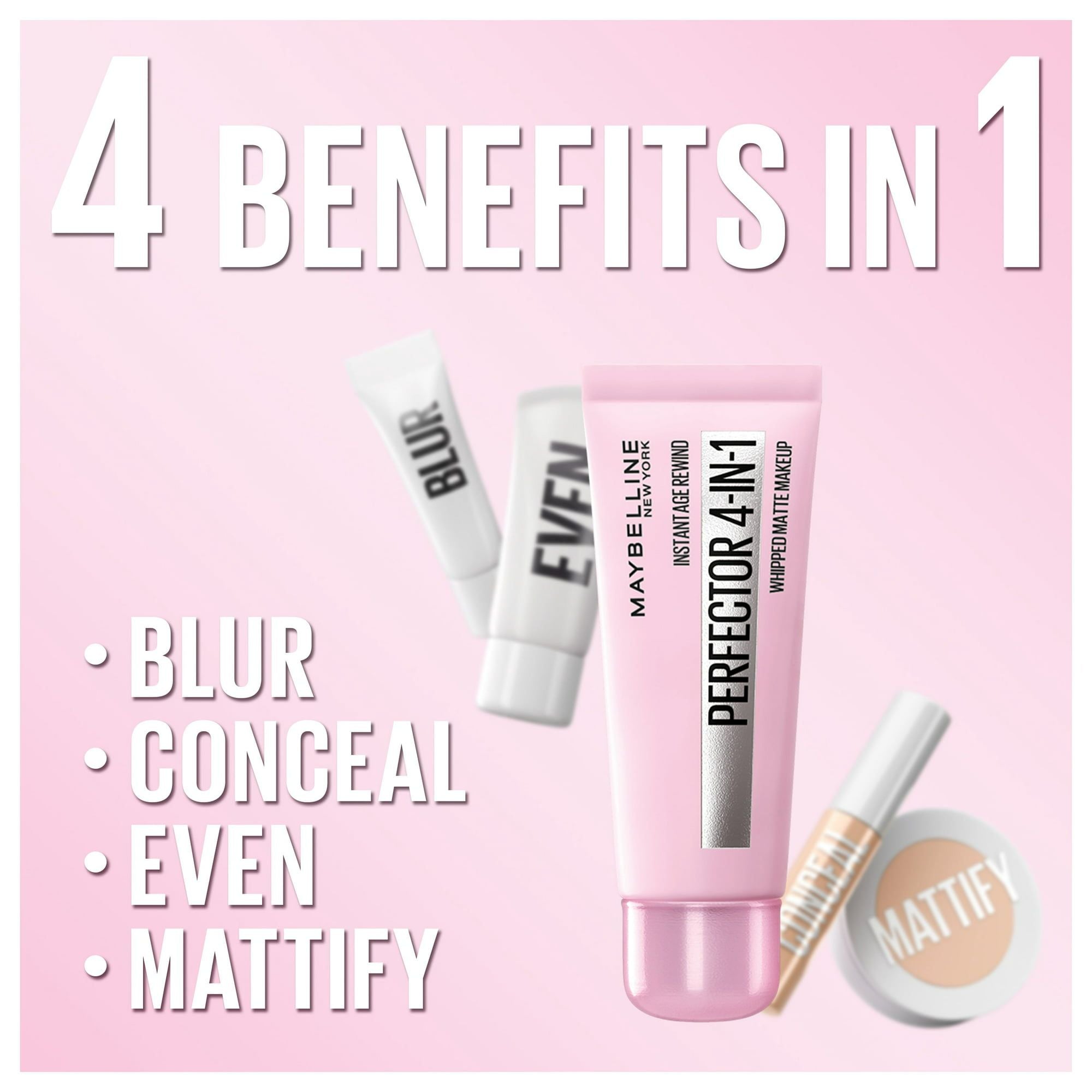 Maybelline Instant Age Rewind 4-In-1 Matte Foundation Makeup, Deep, 1 fl oz EasyOptionXY LLC