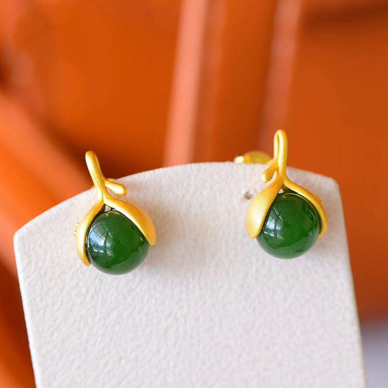 Delicate Dainty And Minimalist Flower Bud Earrings Pi-Mart