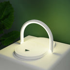 3 In 1 Foldable Wireless Charger Night Light Wireless Charging Station Stonego LED Reading Table Lamp 15W Fast Charging Light Pi-Mart