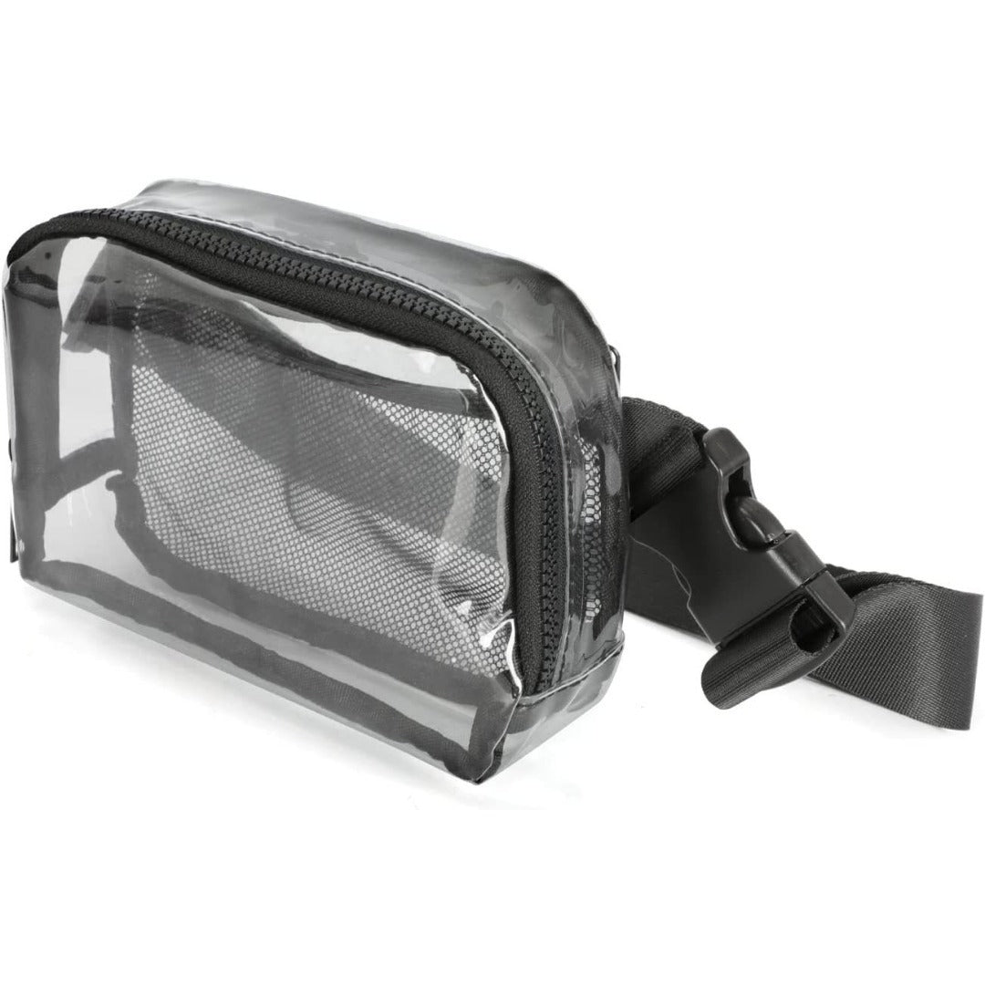 Waterproof Fanny Pack – Transparent Small Crossbody Belt Bag with Adjustable Shoulder Strap, Ideal for Festival, Hiking, Concerts, and Travel, Stadium Approved Waist Bag - SJB-DIAMOND ELITES