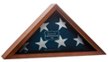 Capitol Flag Case for 3' by 5' Burial/Presentation Flag, Dark Walnut The Military Gift Store