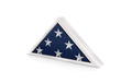Memorial Flag Display Case for Burial and Presentation Flags, 5x9 Feet (White) The Military Gift Store