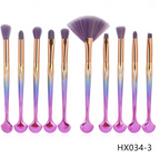 The Shell Makeup Brush Set - Purple bristles Pi-Mart