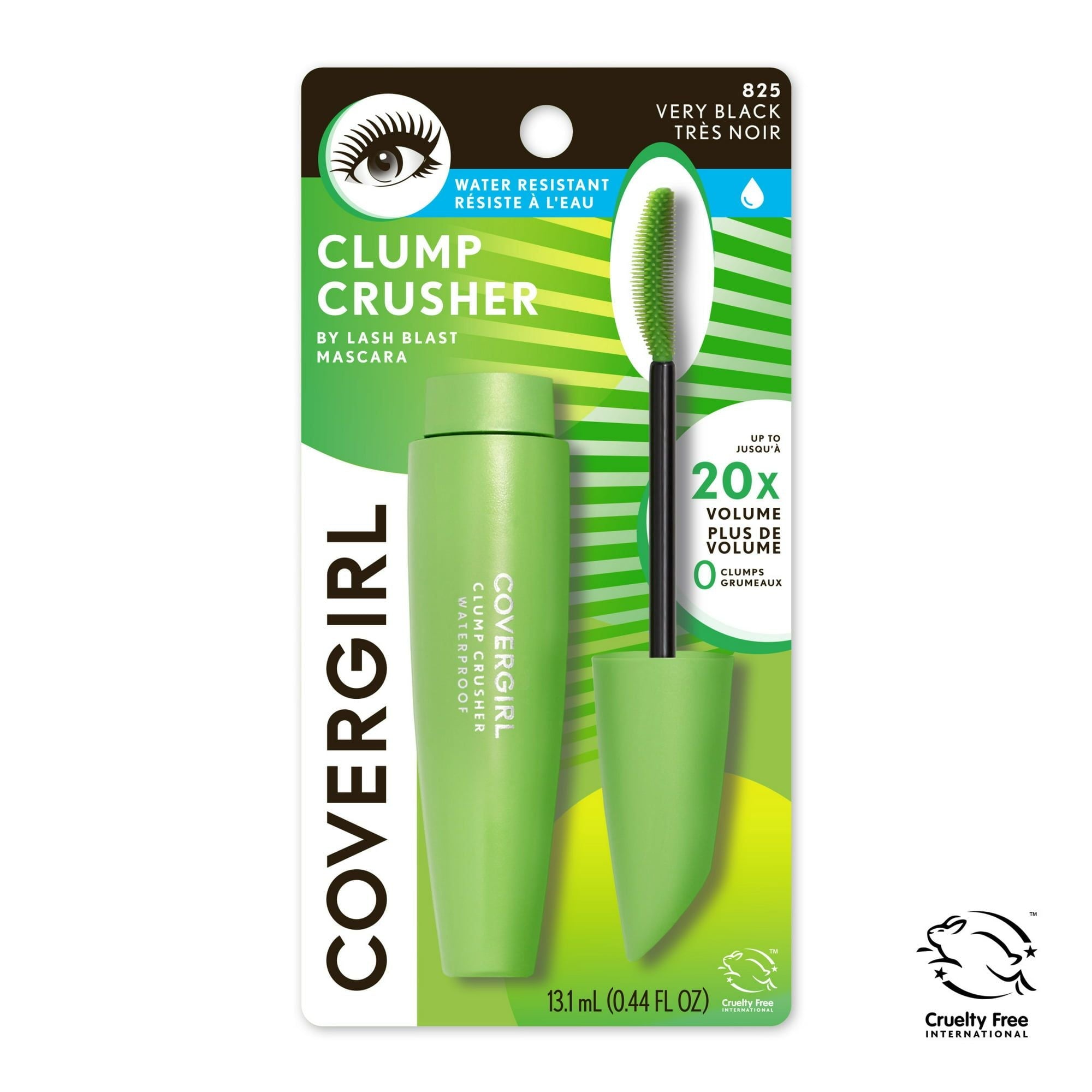 COVERGIRL Lash Blast Clump Crusher Waterproof Mascara, 825 Very Black, 0.44 oz EasyOptionXY LLC