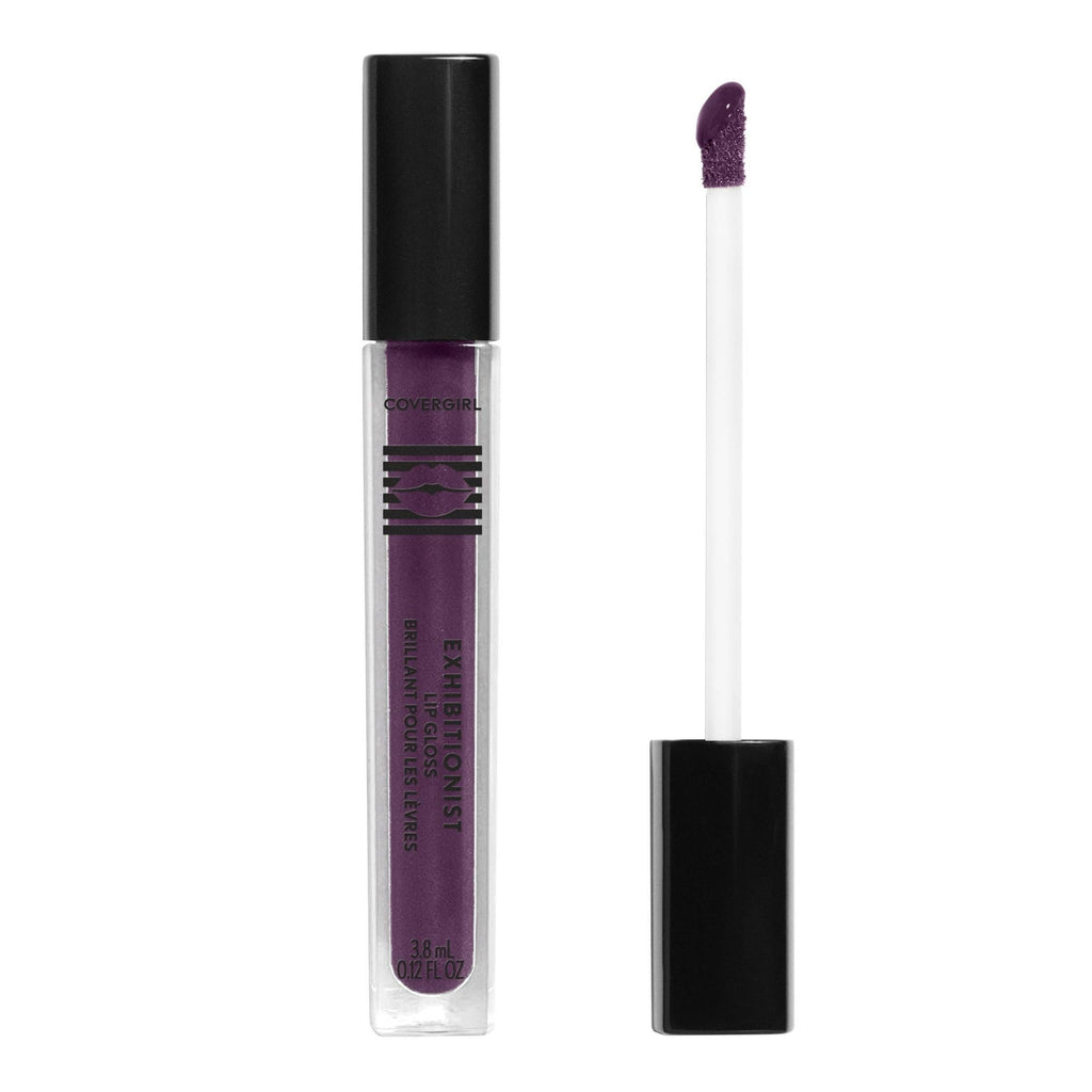 COVERGIRL Exhibitionist Lip Gloss, Low Key, 0.12 oz, Lip Gloss, Shiny Lip Gloss, Pink Lip Gloss, Moisturizing Lip Gloss, Intense Hydration, Vibrant, Luscious