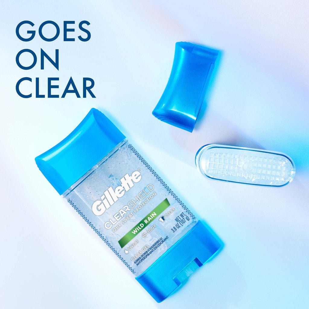 Gillette Antiperspirant and Deodorant for Men; Wild Rain; Twin Pack; 3.8 oz EasyOptionXY LLC