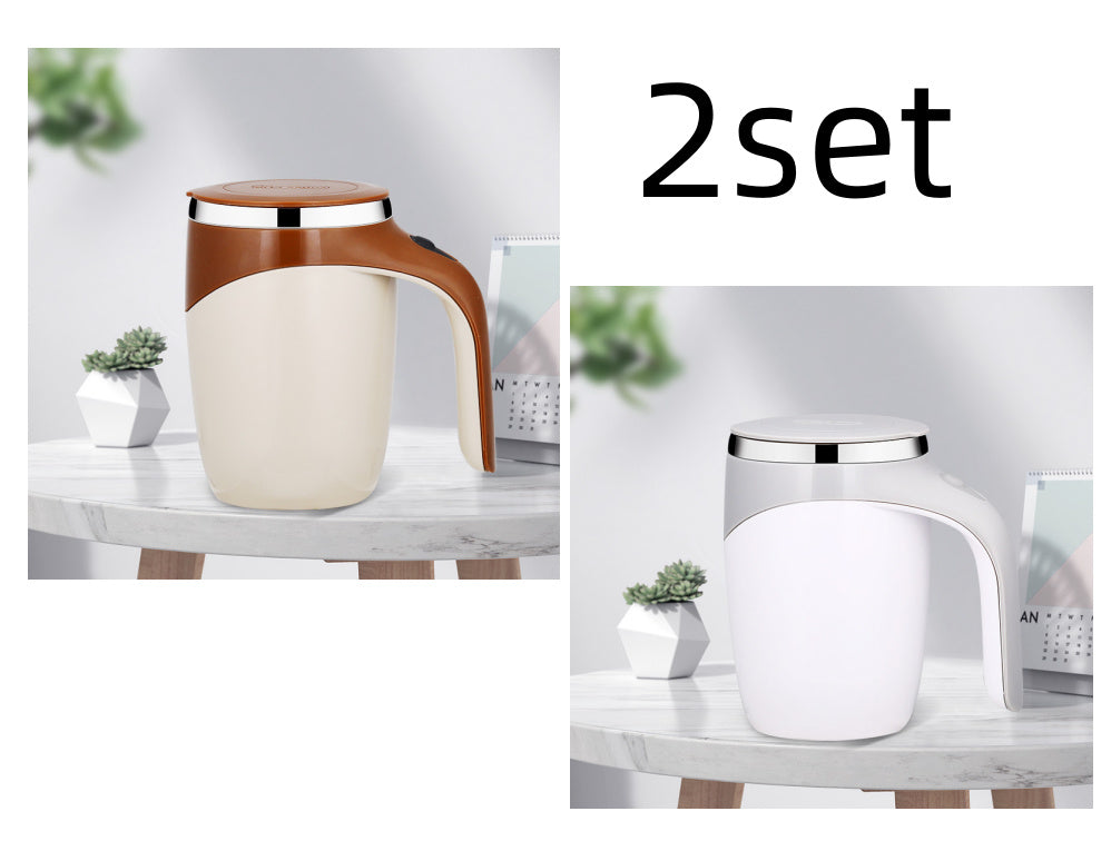 Rechargeable Model Automatic Stirring Cup Coffee Cup High Value Electric Stirring Cup Lazy Milkshake Rotating Magnetic Water Cup Pi-Mart