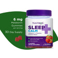 Natrol? Sleep+? Calm Melatonin Gummies for Adults, Strawberry Flavor, 60 Count