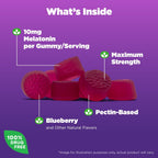 Natrol? MelatoninMax? Sleep Gummy, Blueberry Flavor, 10 mg, 50 Count