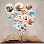 146 page Travel Photo Album Journal Adventure Book For Traveling Office Home School Business Writing Gift Memory Album Cover Refillable Notebook Photo Album Stevvex