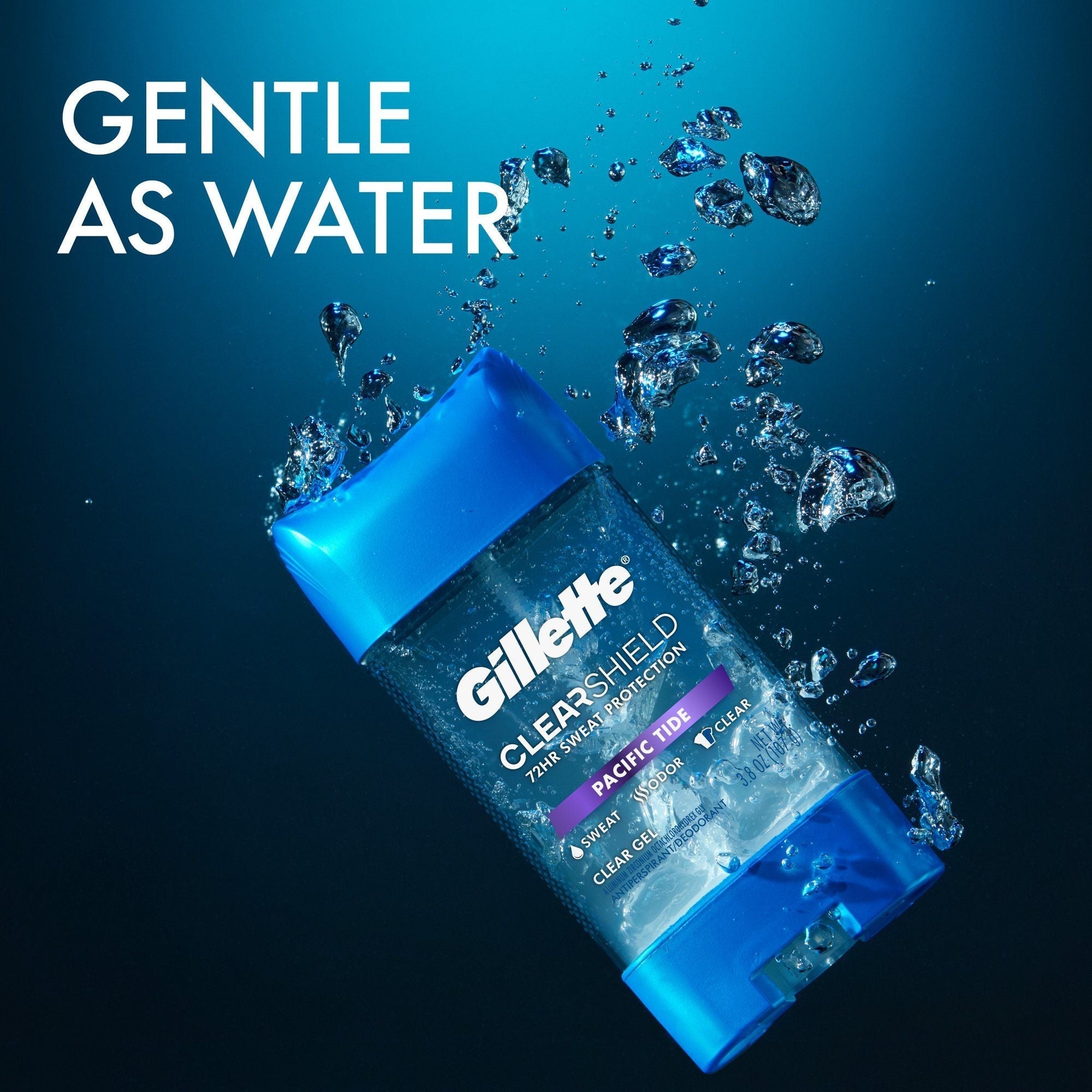 Gillette Antiperspirant Deodorant for Men; Pacific Tide; 3.8 oz EasyOptionXY LLC