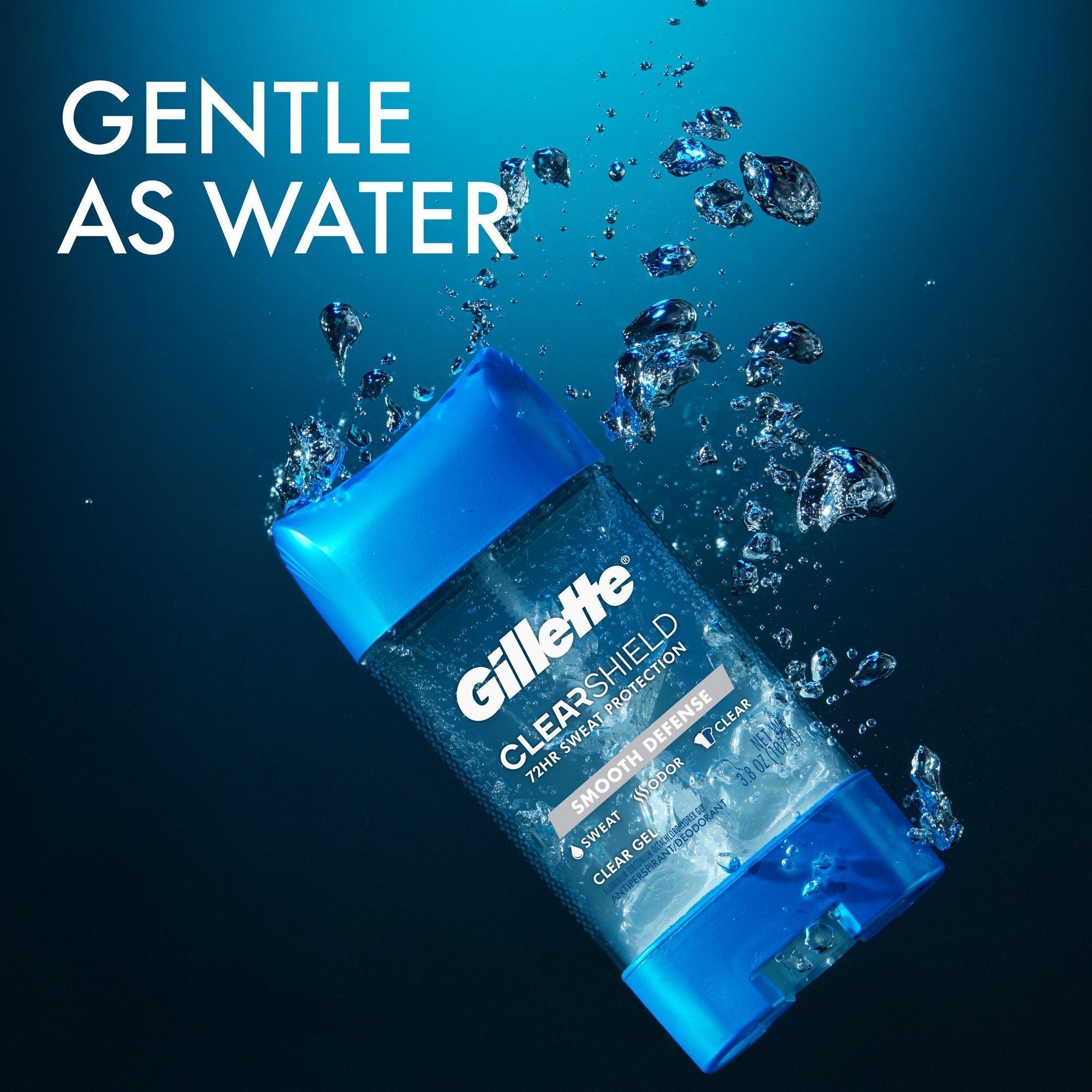 Gillette Antiperspirant and Deodorant for Men; Smooth Defense; 3.8 oz EasyOptionXY LLC