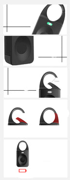 Outdoor waterproof luggage fingerprint padlock Pi-Mart