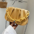 Women small hobo bag pleated bag chain shoulder strap 5101 - SJB-DIAMOND ELITES