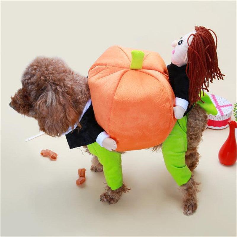 Pet Halloween Pumpkin Costume For Dogs Lootquake LLC