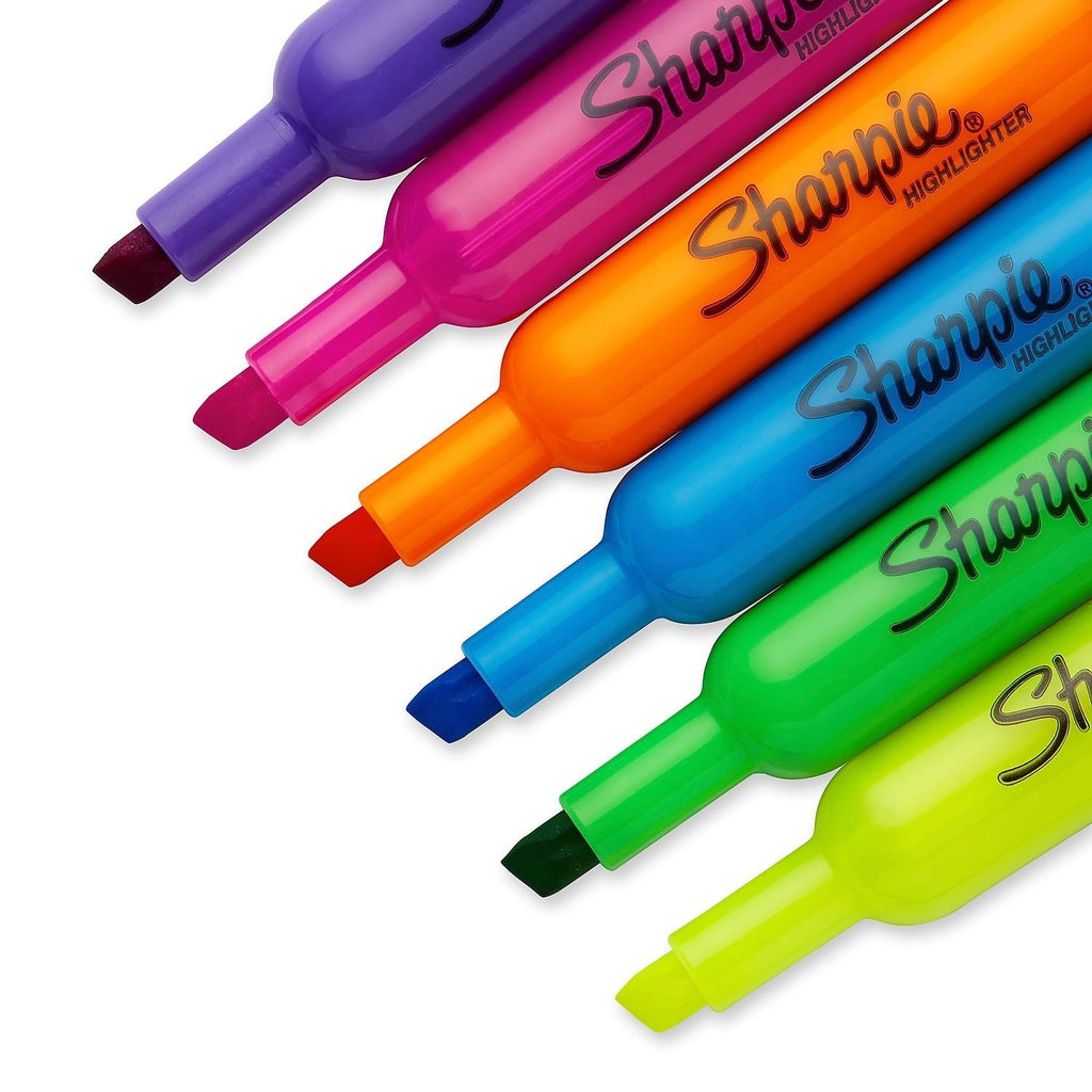 Sharpie Tank Highlighters, Assorted, Pack of 12