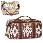 Bohemian PU cloud pillow cosmetic bag, large capacity portable cosmetic case, travel toilet bag, travel makeup bag,Makeup bag organizers,Makeup bags, small - SJB-DIAMOND ELITES