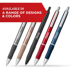 Sharpie S-Gel Pen, Metal Barrel, Medium Point (0.7mm), 2-Pack