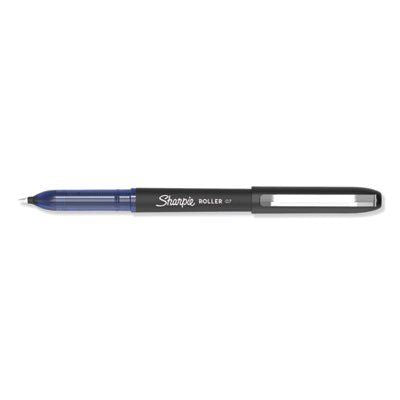 Sharpie Rollerball Pen, Arrow Point (0.7mm) Pen for Bold Lines, Blue Ink, 12 Count