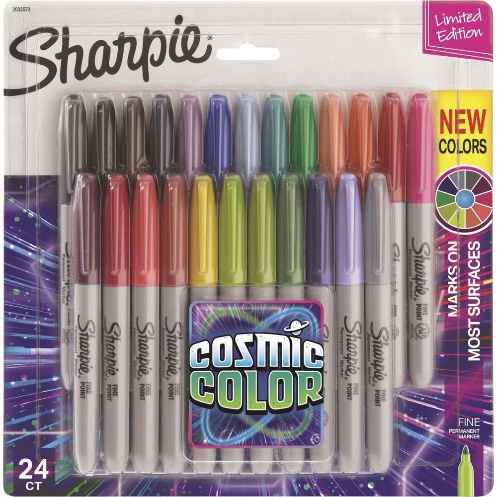 Sharpie Cosmic Colors Marker Sets, 24-Markers, Fine