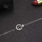 Women's S925 Round Diamond Embedded Star Bracelet
