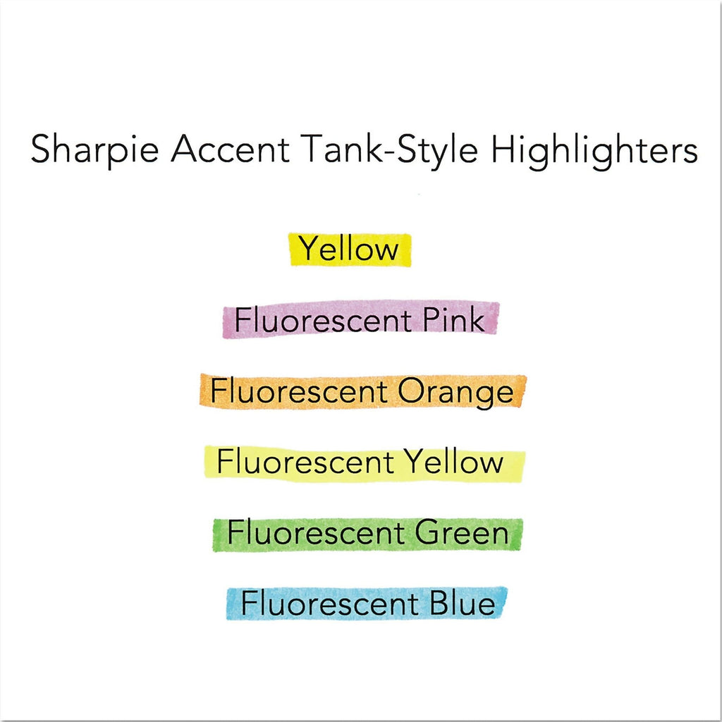 Sharpie Accent Tank Style Highlighter, Chisel Tip, Orange, 12 Count EasyOptionXY LLC