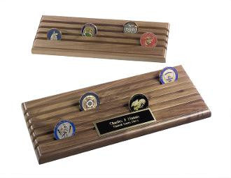 Challenge Coins Rack, Challenge Coin Display - 6 Row The Military Gift Store