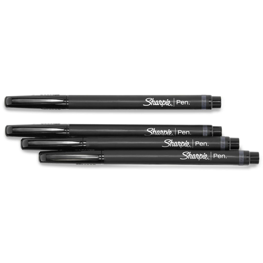 Sharpie Felt Tip Pens, Fine Point (0.4mm), Black, 8 Count