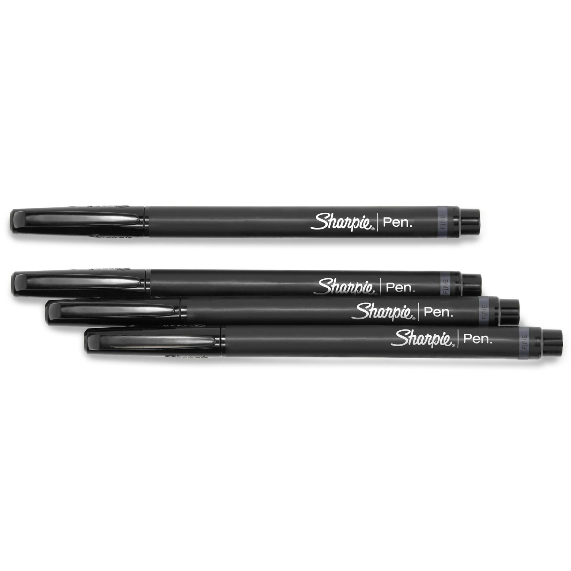 Sharpie Felt Tip Pens, Fine Point (0.4mm), Black, 8 Count