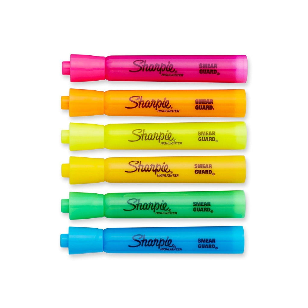 Sharpie Tank Style Highlighters, Chisel Tip, Assorted, 12 Count