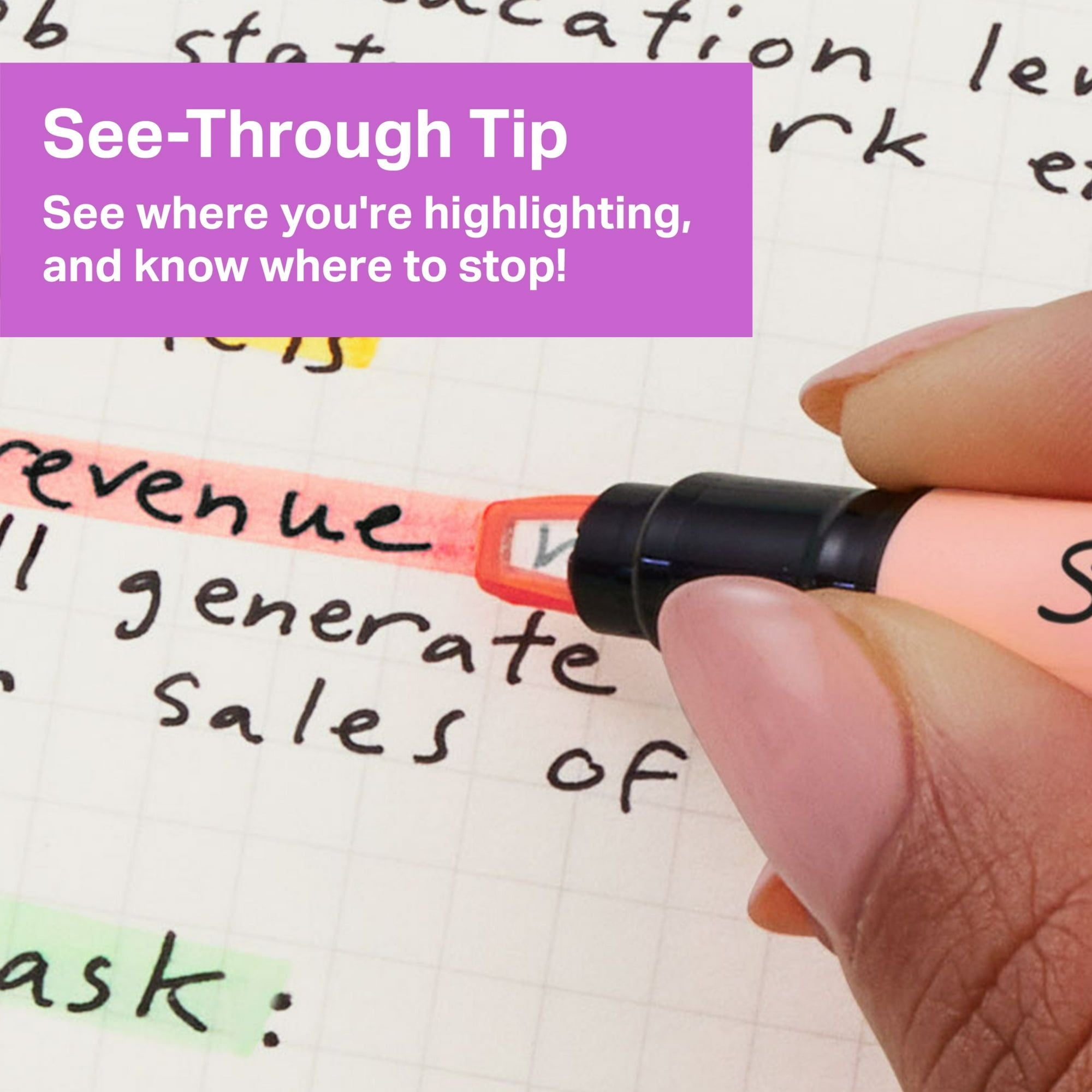 Sharpie Clear View Highlighter with See-Through Chisel Tip, Yellow, 2 Count EasyOptionXY LLC