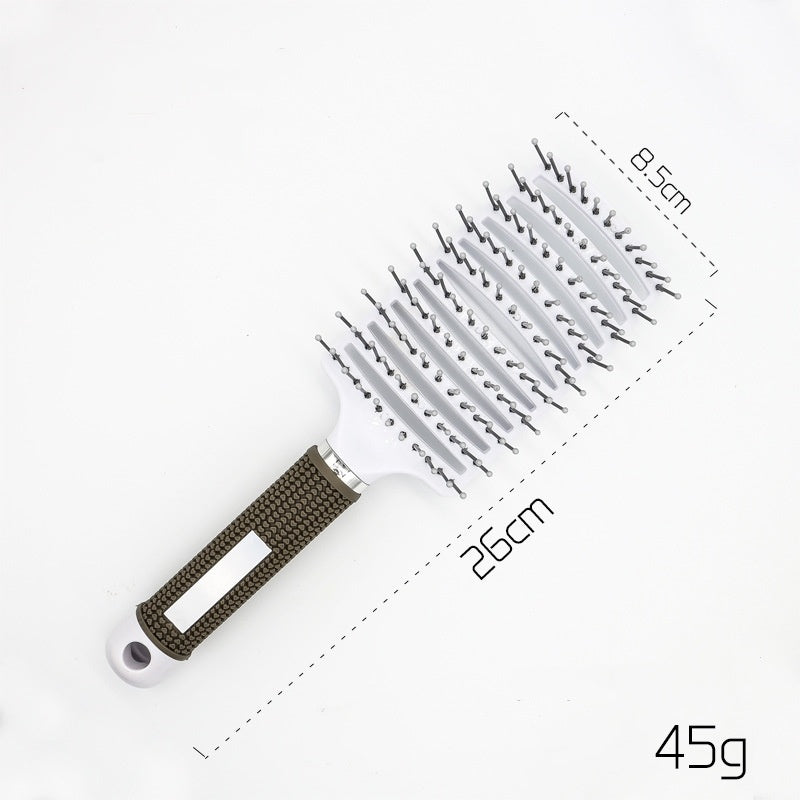 Hairbrush Anti Klit Brushy Haarborstel Women Detangler Hair Brush Bristle Nylon Scalp Massage  Teaser Hair Brush Comb Pi-Mart