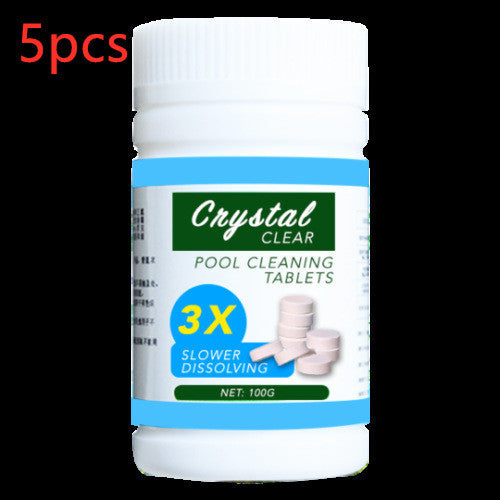 New Cleaning Tablet Instant Effervescent Chlorine Tablet Swimming Pool Decontamination Treatment Pi-Mart