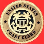 Coast Guard Wall Tributes, Coast Guard Gifts - 9 or 12 Inches The Military Gift Store