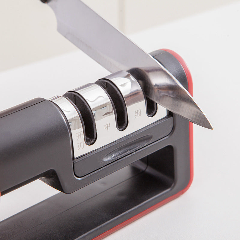 Professional Knife Sharpener Diamond Quick Professional 3 Stages Sharpener Knife Sharpening Tools Sharpening Stone Pi-Mart