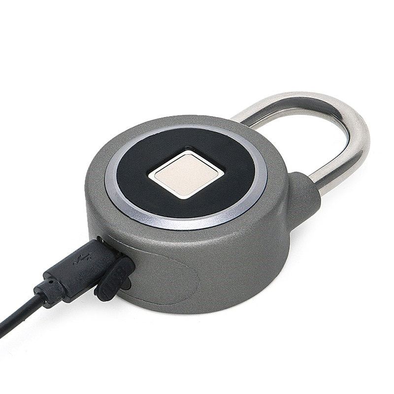 Smart lock fingerprint padlock mobile phone APP control Bluetooth unlocking luggage fingerprint lock trolley case fingerprint lock Pi-Mart