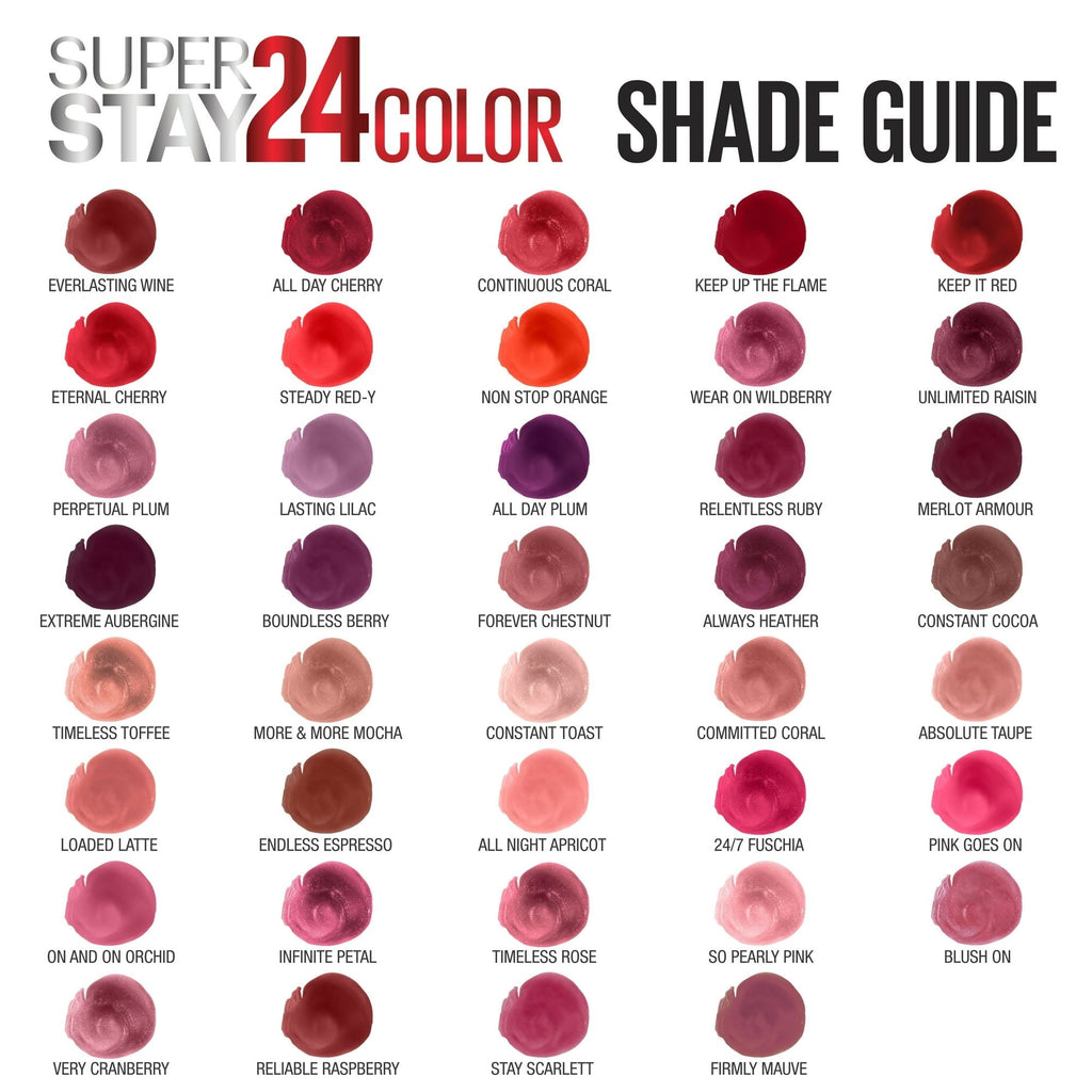 Maybelline SuperStay 24 2-Step Liquid Lipstick, Timeless Rose