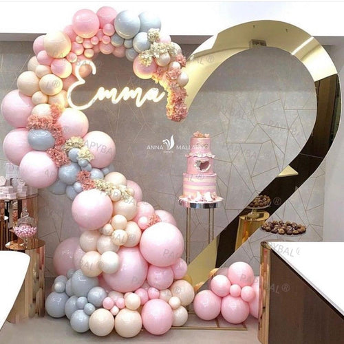 147pcs Pink Heart Shape Garland Arch Balloons Kit For Wedding Birthday Party Baby Showers Gender Reveal Girls Party Bridal Shower  Girl Birthday Ballon Decoration Stevvex