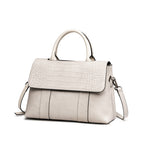 Women tote crossbody bag genuine leather crocodile - SJB-DIAMOND ELITES