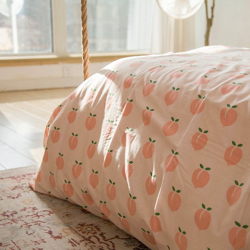 Cotton Single Double Duvet Cover Student Dormitory Bedding Pi-Mart