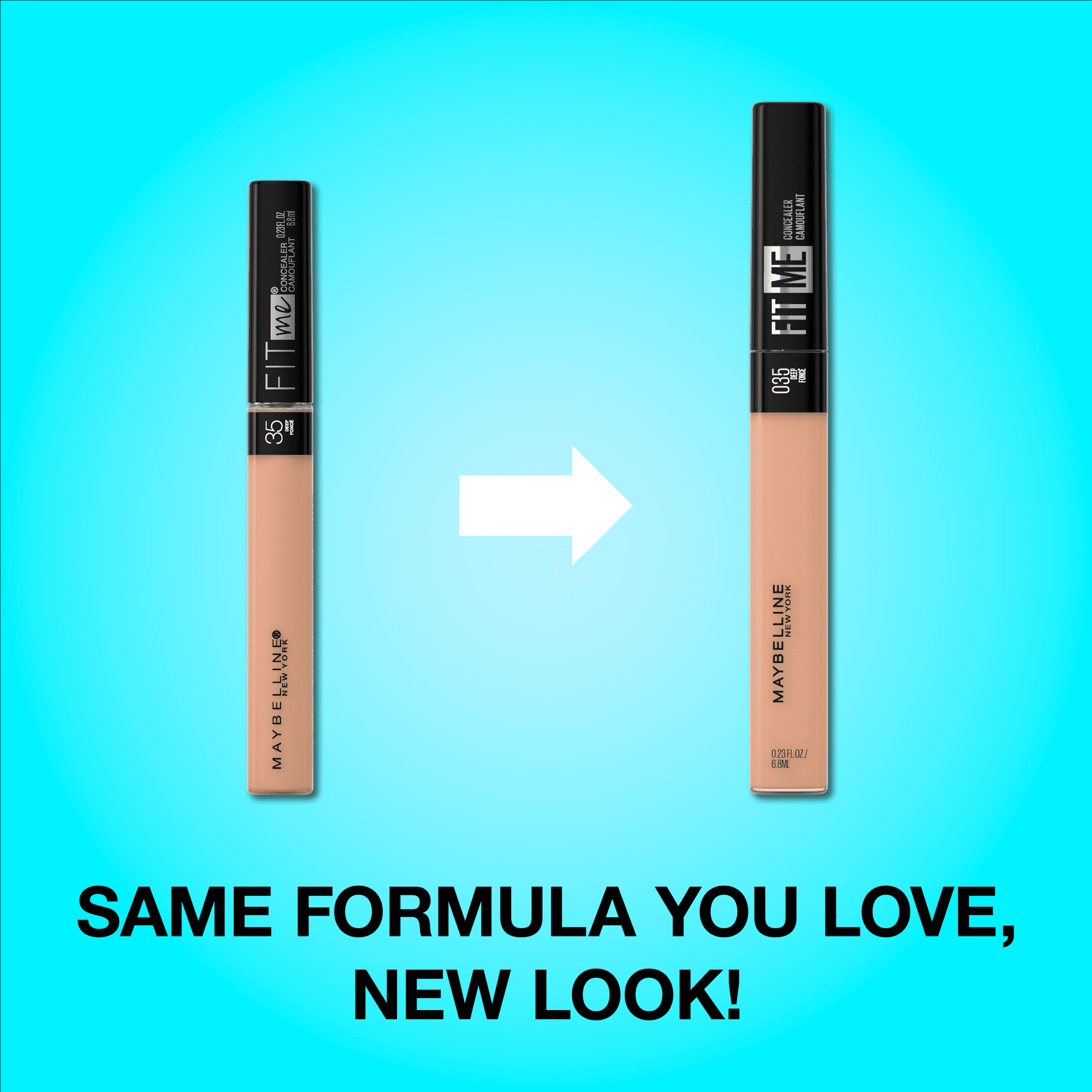 Maybelline Fit Me Liquid Concealer Makeup, Natural Coverage, Oil-Free, Sand, 0.23 fl oz EasyOptionXY LLC