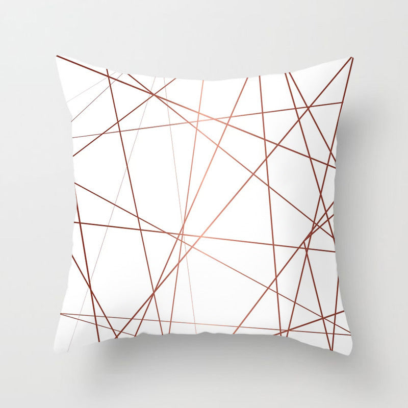 Pink sofa cushion cushion pillowcase Pi-Mart