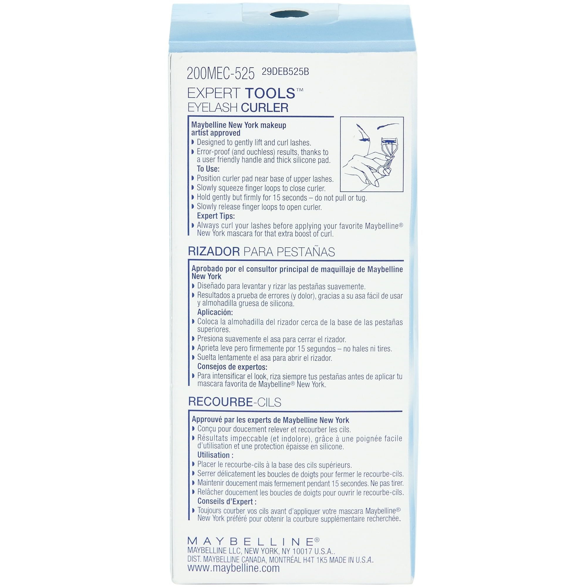 Maybelline Expert Tools Eyelash Curler, 1 kit EasyOptionXY LLC