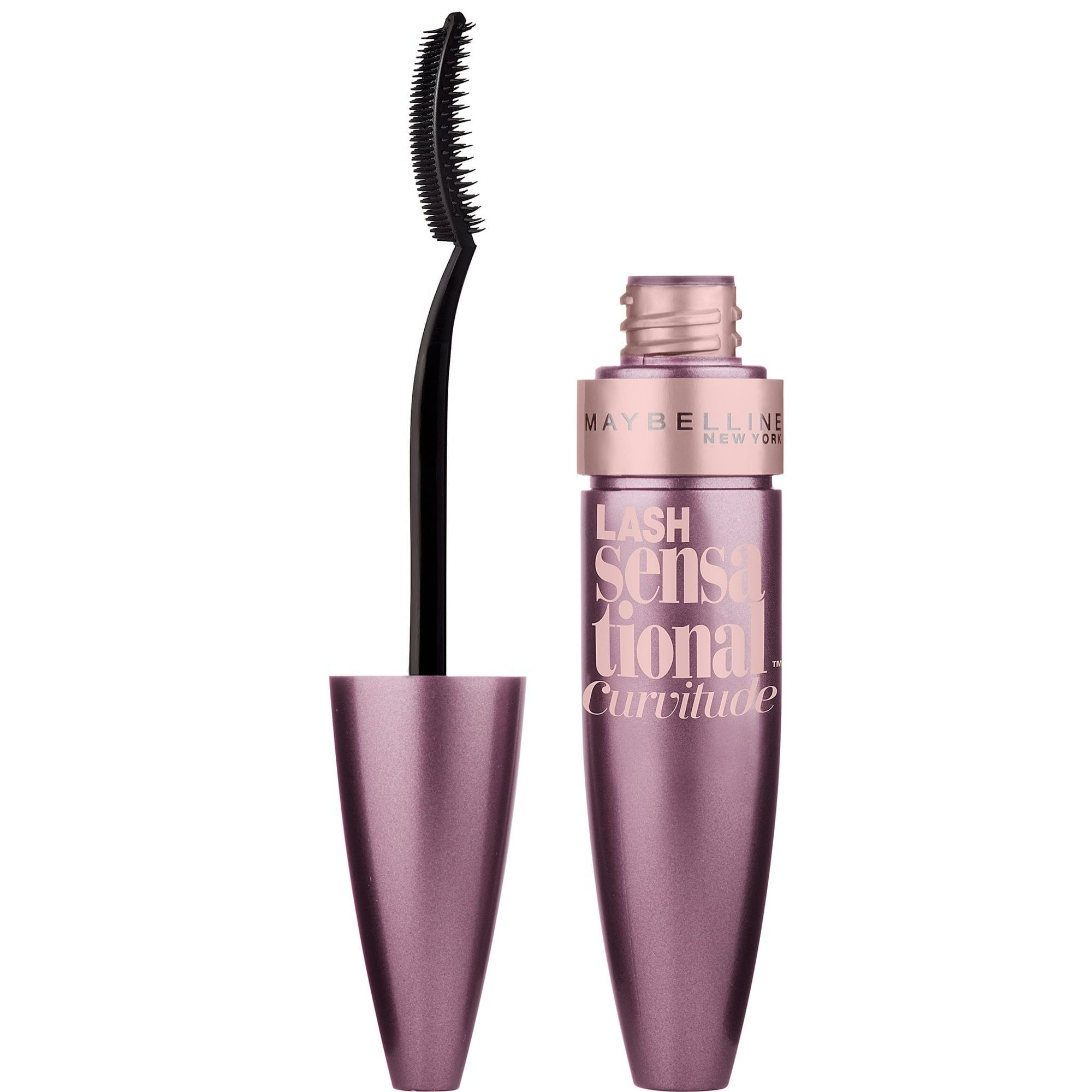 Maybelline Lash Sensational Curvitude Washable Mascara, Very Black, 0.33 fl oz