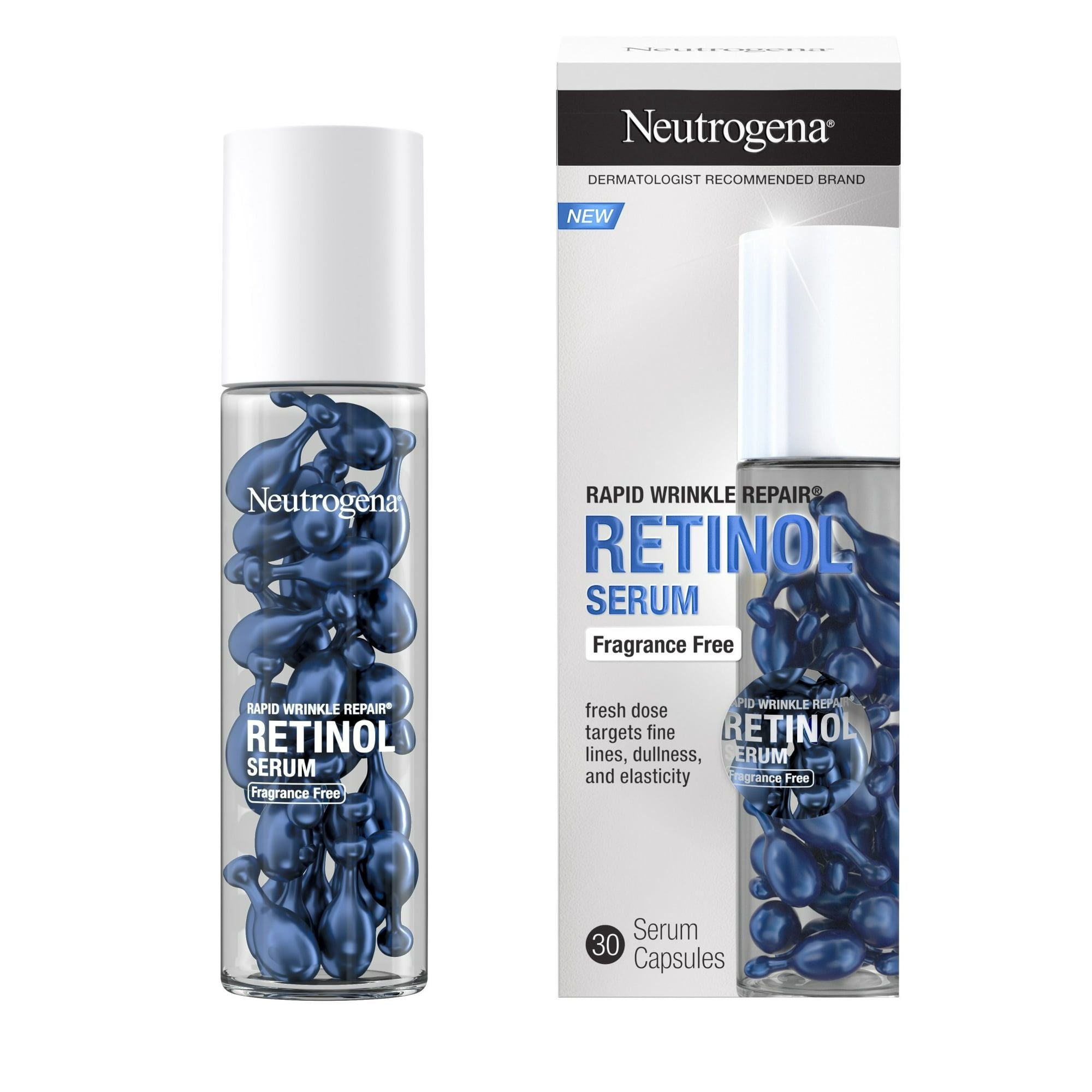 Neutrogena Rapid Wrinkle Repair Retinol Face Serum Capsules, 30 Ct EasyOptionXY LLC