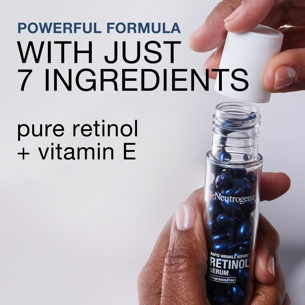 Neutrogena Rapid Wrinkle Repair Retinol Face Serum Capsules, 30 Ct EasyOptionXY LLC